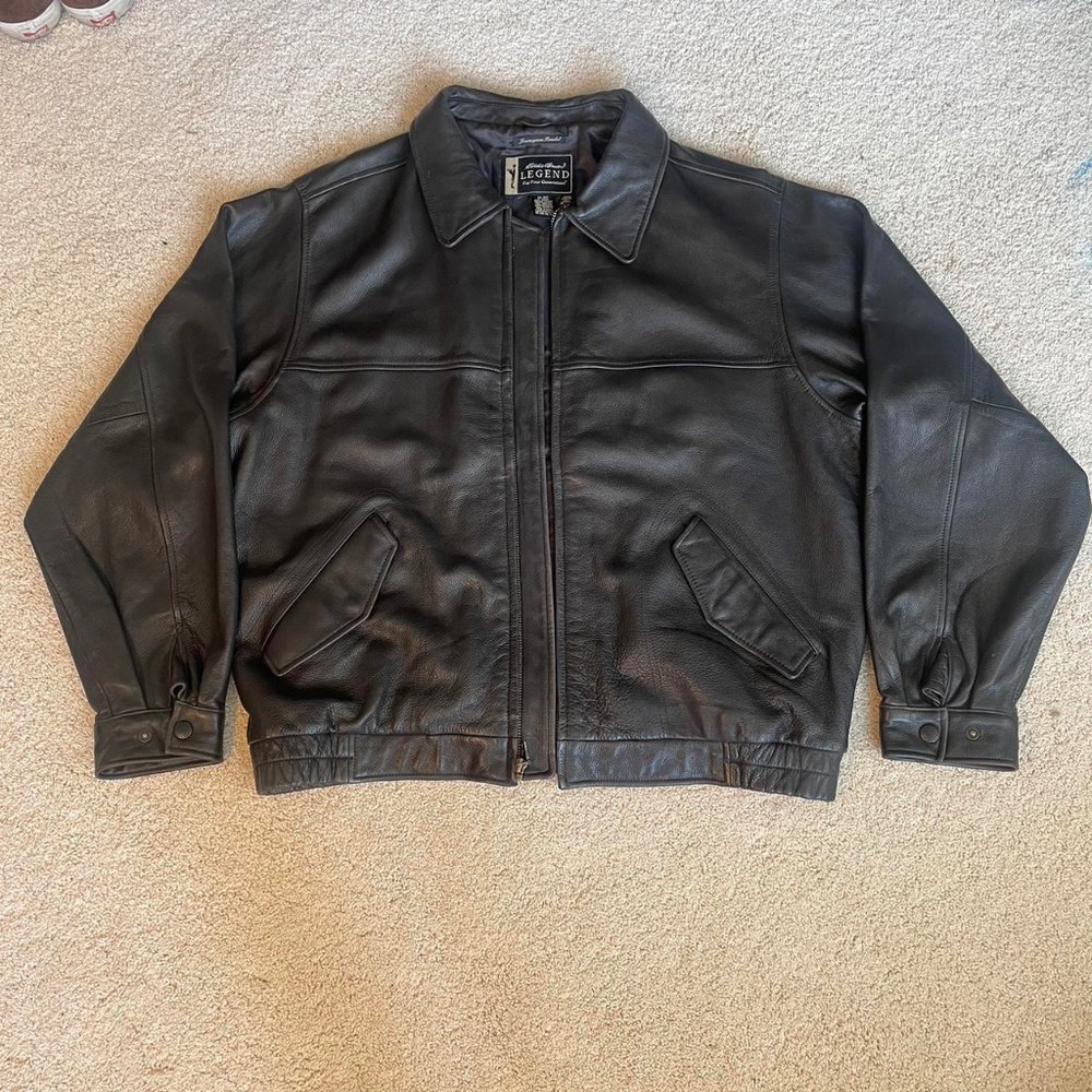 Eddie Bauer Journeyman Leather Jacket XLT